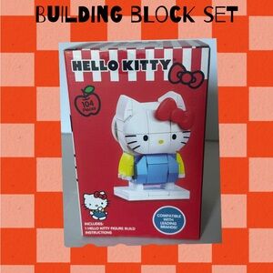 New Hello Kitty Figure Building Block Set - 104 pieces.